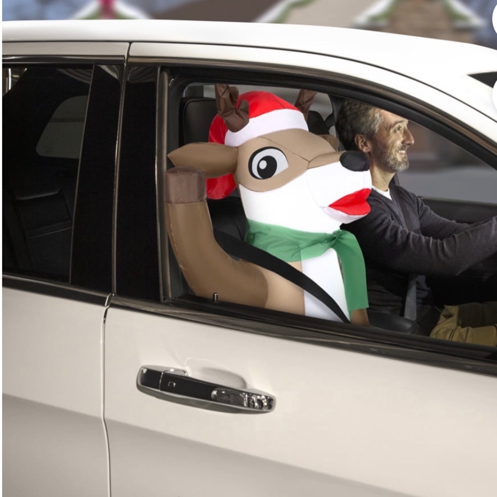 NEW in Box Airblown Christmas Inflatable Reindeer Car Buddy